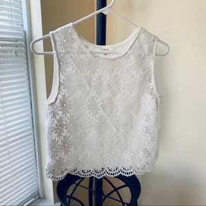 White Lace tank